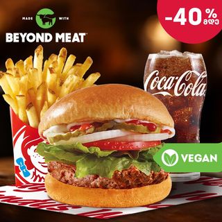 ვენდის ფლენთ ბურგერი კომბო