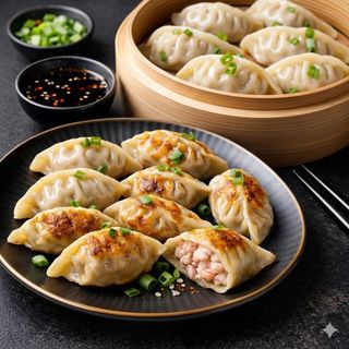 Gyozas De Cerdo Y Langostino (6piezas)