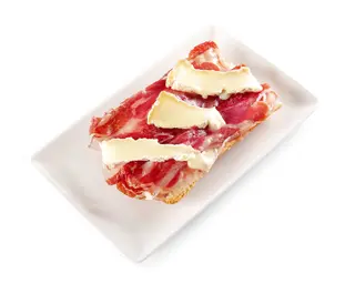 Tosta Caliente De Bellota Gran Rva Y Brie De Meaux