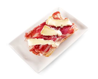 Tosta Caliente De Bellota Gran Rva Y Brie De Meaux