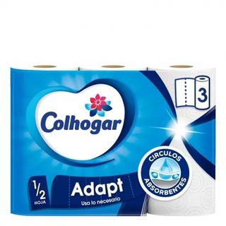 Papel de Cocina Adapt Colhogar 3 Rollos