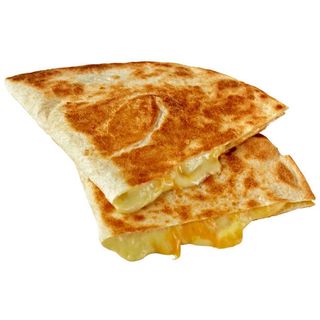 Tortilla With Melted Cheese