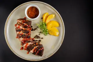 Mușchi pe porc in cafea
