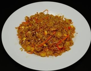 Arroz Frito Con Sacho Y Curry (Picante)