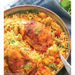 Chicken Pilau/ Kachumbari and Soda 350ml