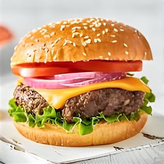 Cheese Burger + coca