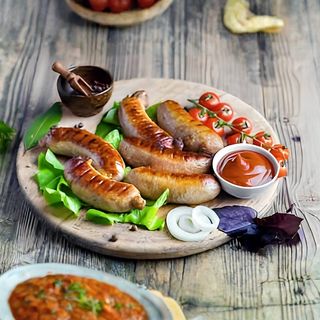 Бараньи колбаски на гриле