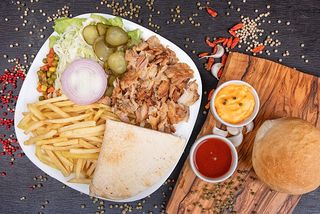 Shaorma la farfurie  mare- 580 gr