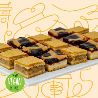 Platou miniprajituri Vegane - de post