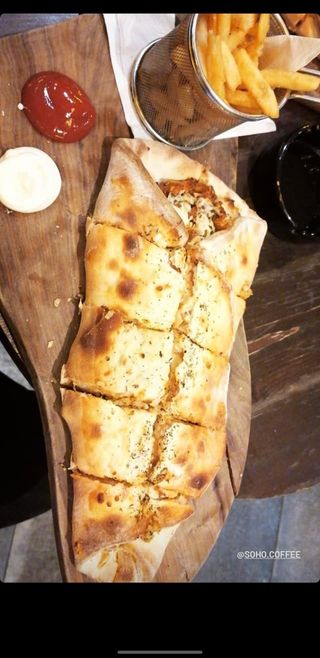 Pizza Cornet Jambon & Escalope Panée