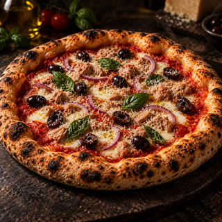 Pizza de Atún y Cebolla