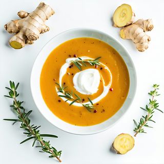 Сладък картоф с джинджифил