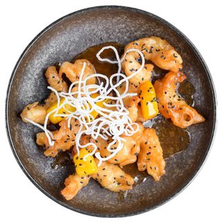 Креветки в кисло-солодкому соусі з манго (290г)