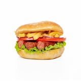 Сандвич с домашна пушена наденица (320г)