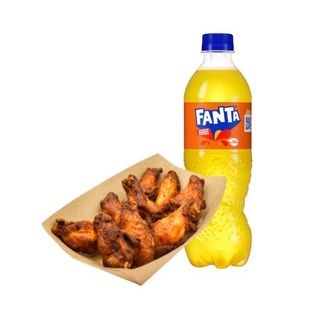 Combo Menù - Alette di Pollo e Fanta Bottiglia 45cl