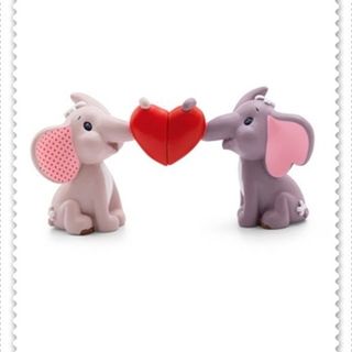 Pareja elefantes love