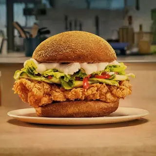 Hambúrguer de Frango Crocante