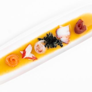 Carpaccio sake speciale - 4 pezzi