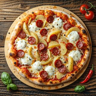 Pizza Patate salsiccia Ø33cm