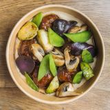 Albondigas de Picaña curada con verduras braseadas