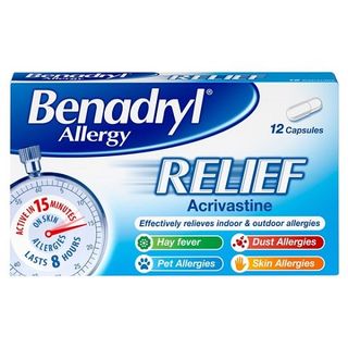 Benadryl Allergy Relief 12'S