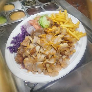 Zestaw duży z frytkami