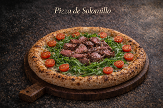Pizza de Solomillo