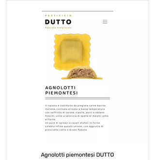 Agnolotti piemontesi Dutto 300 g
