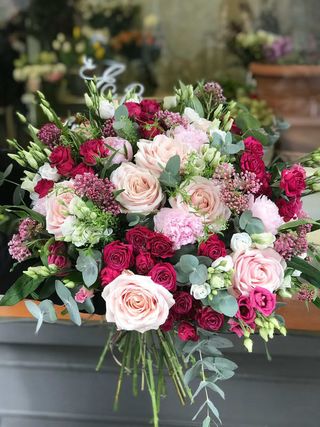 Bouquet sui tono del rosa Grande