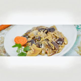 76 - Bambú y setas chinas salteadas