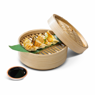 Gyozas Gambas con Ajetes [D]