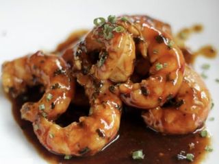 Gambas Con Sacho A La Plancha