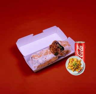 Nachos, Burrito e Bevanda