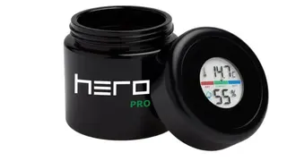 Pojemnik Szklany z higrometrem 100ml HERO PRO
