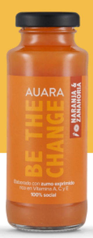 Zumo de naranja y zanahoria