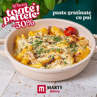 Paste gratinate cu Pui