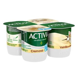 Yogur Bífidus Vainilla de Madagascar Danone 4 Uds. 120 Gr.