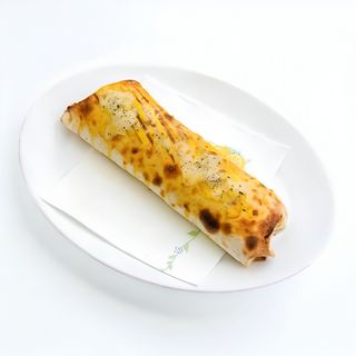 Menú rollo gratinado con queso