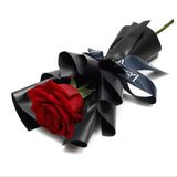 Fleur rouge individuelle