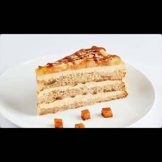 Tarta de mazana dulce de leche canela