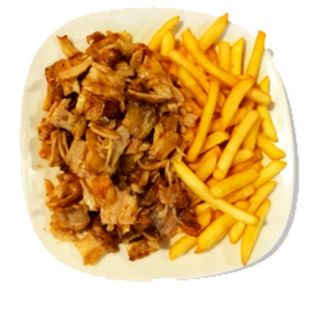 Patatas Fritas Con Carne