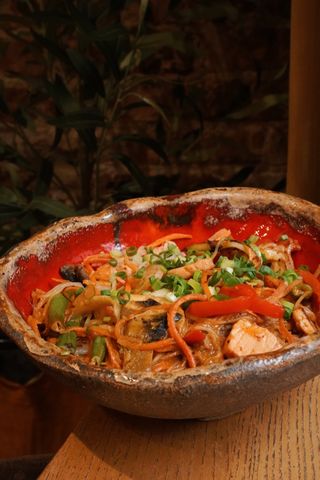 Фунчоза з морепродуктами