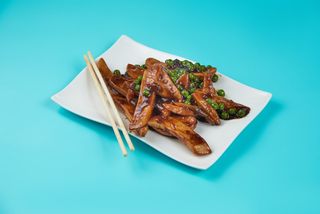 Krompir i grašak u sosu od ostriga