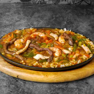 Ku Bak De Arroz Con Tres Delicias 