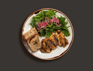 Pollo a las finas hierbas