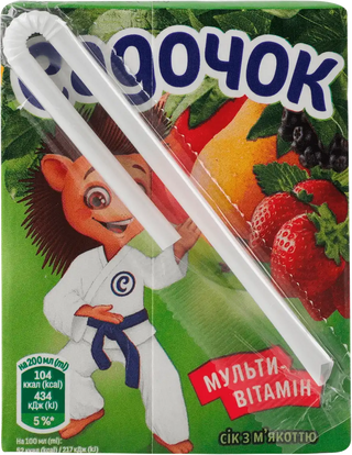 Сік дитячий садочок (0.25л)