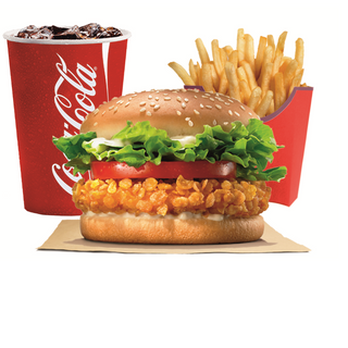 Menu Hamburger Frango Crispy
