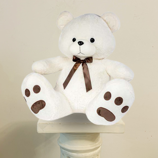 Osito de Peluche Pies Grandes Blanco 