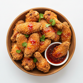 Aripioare  crocante cu sos Sweet Chilly