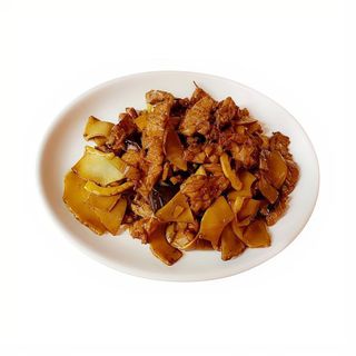 45. Ternera Con Setas Y Bambú